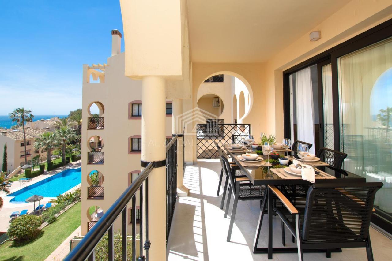 Апартаменты Panoramic Sea Views And Direct Access To The Beach From The Community In Torrenueva Малага Экстерьер фото